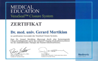 Dr. Gerard Mertikian VenaSeal Fortbildung. Kramptadernentfernung